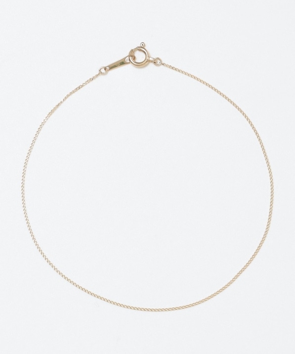 City Ambient Products: K10YG SLIM CHAIN BRACELET