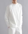【SHIPS別注】SBTRACT: ヘビーウェイト ロングスリーブTシャツ (セットアップ対応) ホワイト