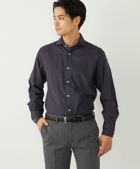 フェイスコネクション ラメ糸 ツイード フリンジ オーバーサイズ 長袖シャツ S フェイスコネクション ラメ糸 ツイード フリンジ オーバーサイズ