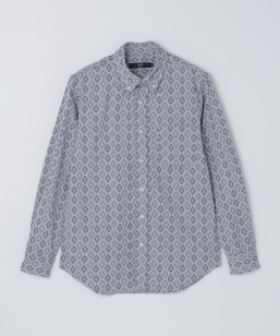 SHIPS Colors:コットン リネン ストライプ 7分袖 シャツ｜ SHIPS