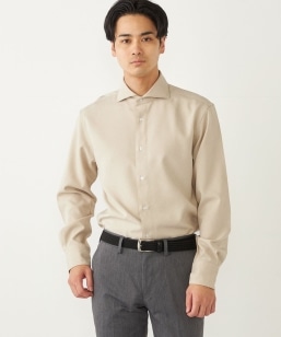 SHIPS Colors:〈洗濯機可能〉4.5オンス デニム ワイドカラー シャツ