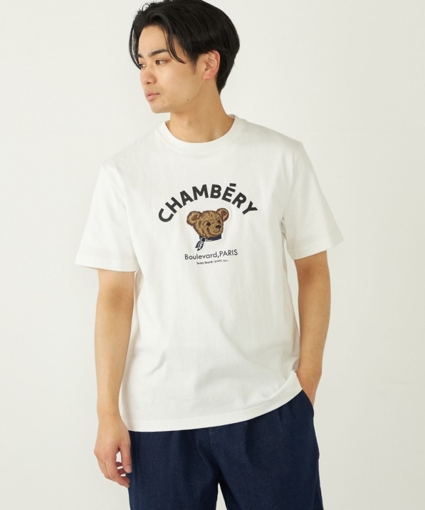 SHIPS Colors: TeddyBear(R) �v�����g & �X�e�b�` T�V���c��