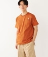 SHIPS Colors :ワンポイント ステッチ Tシャツ オレンジ
