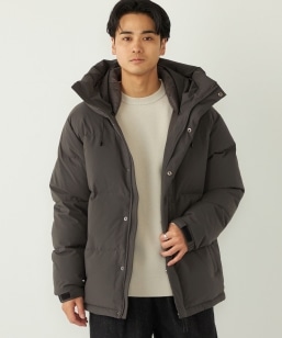 SHIPSブラック フード付き ジャケット ubasoku/フード付きオープンファスナージャケット -雨にも強く、季節の