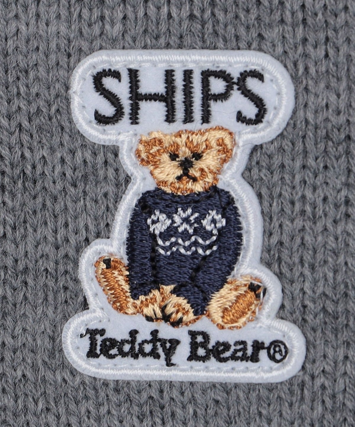 SHIPS Colors:〈洗濯機可能〉Teddybear(R) ジャカード ニット