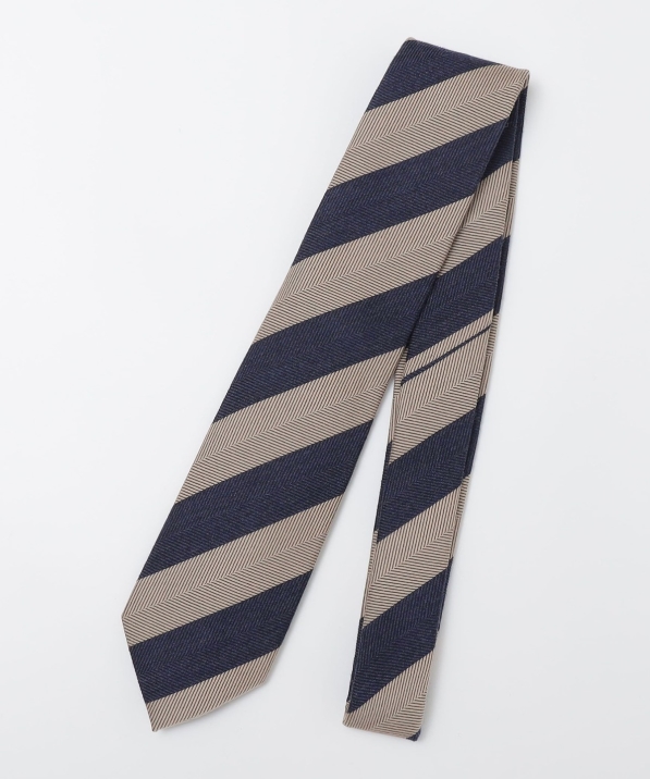 極美品 BISHOOL ウール ストライプ ロングトップス レザーパイピング SHIPS Colors:シルク ウール ストライプ ネクタイ｜ SHIPS 公式サイト