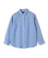 SHIPS Colors:〈洗濯機可能〉リネン レギュラーカラー シャツ ライトブルー
