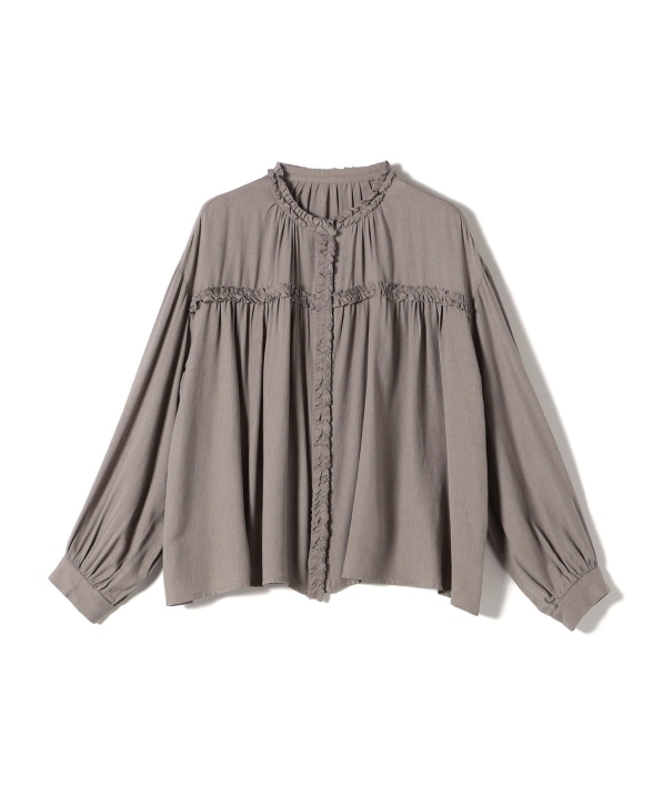 SHIPS Colors:〈手洗い可能〉カットオフ フリル シャツ｜ SHIPS 公式サイト