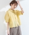 SHIPS Colors:�q����@�\�r���[�����l�� (EURO Linen) �{�N�V�[ �p�t�X���[�u �V���c��