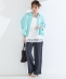 SHIPS Colors:�q����@�\�r���[�����l�� (EURO Linen) �{�N�V�[ �p�t�X���[�u �V���c��