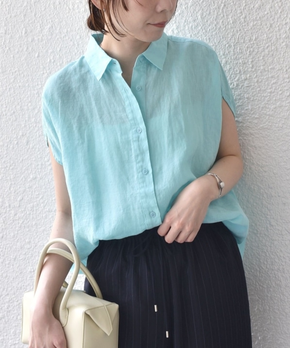 SHIPS Colors:�q����@�\�r���[�����l�� (EURO Linen) �t�����`�X���[�u �r�b�O �V���c��