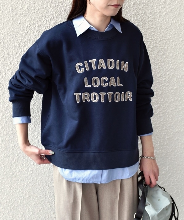 予約》SHIPS Colors:〈洗濯機可能〉サガラ 刺繍 スウェット◇｜ SHIPS