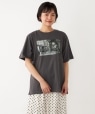 SHIPS Colors:〈洗濯機可能〉クロッシング フォト TEE ダークグレー