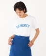 SHIPS Colors:〈洗濯機可能〉REMERCY ロゴ TEE オフホワイト