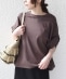 SHIPS Colors:�q��􂢉\�r�X���[�X 2WAY�X���[�u �j���A���X TEE��