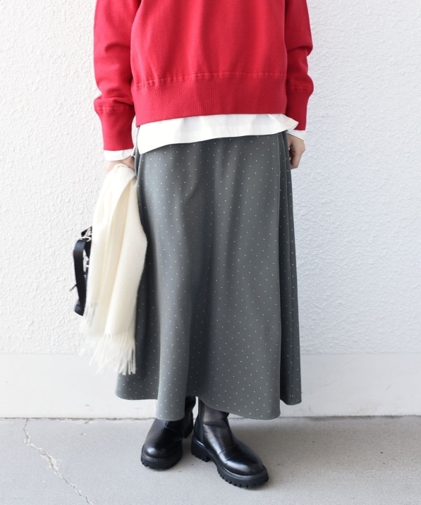 SHIPS Colors:�q��􂢉\�r�O���b�^�[�h�b�g �t���A�X�J�[�g