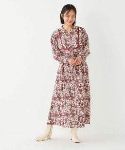 SHIPS any: 〈手洗い可能〉TROUILLET フラワー プリント