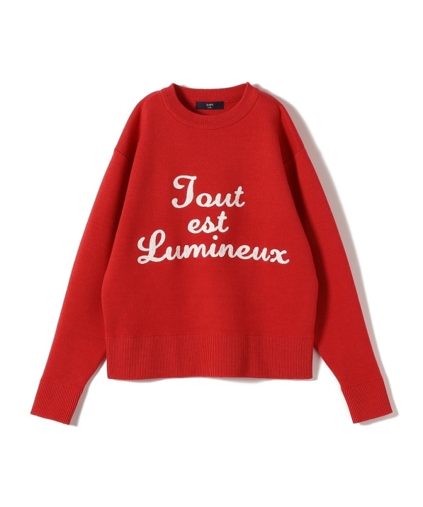 SHIPS Colors:〈手洗い可能〉サガラ ロゴ ニット｜ SHIPS 公式サイト