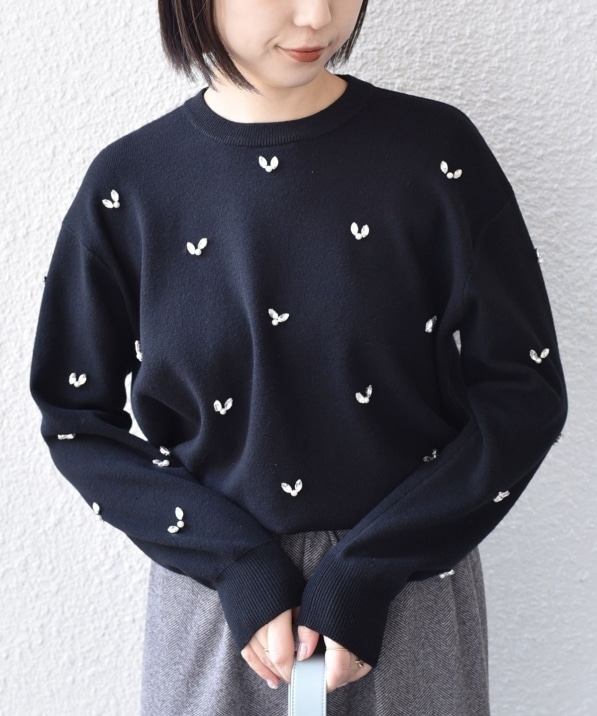 SHIPS Colors:�q��􂢉\�r�r�W���[ �N���[�l�b�N �v���I�[�o�[��