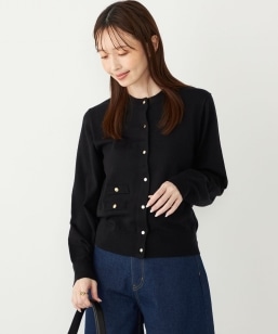 JOHN SMEDLEY:〈洗濯機可能〉クルーネック カーディガン｜ SHIPS