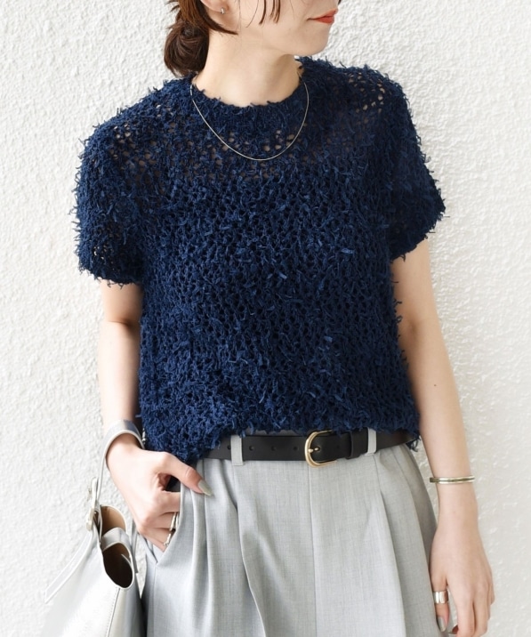 SHIPS Colors:�q��􂢉\�r�`���[�����[�� �~�b�N�X �V���[�g�X���[�u �j�b�g