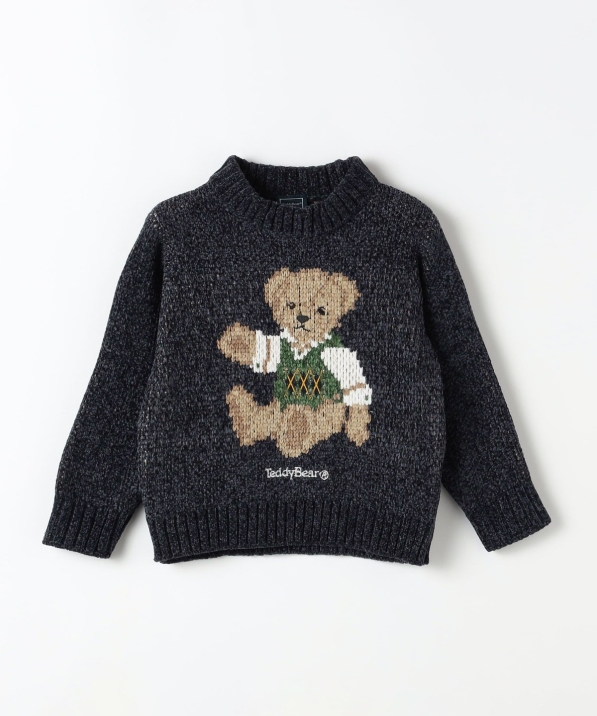 100～140cm / 〈洗濯機可能〉TeddyBear(R) ジャカード モール ニット