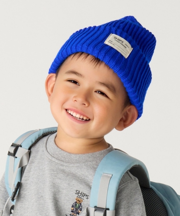 ハンドメイド】442 ニット帽 おおきい 小さめサイズ 青ピンク系 大きめ  