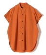 YLEVE:〈手洗い可能〉コットンタイプライターシャツ オレンジ