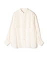 JANE SMITH:〈手洗い可能〉レイヤード シャツ オフホワイト
