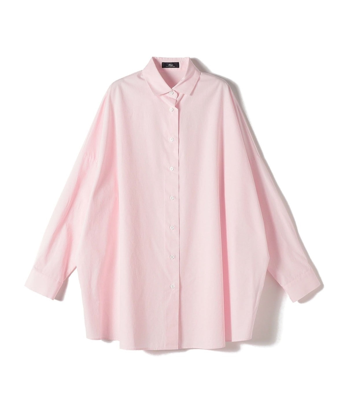 Primary NavyLabel:〈手洗い可能〉ALBINIコットンビッグワイズシャツ ピンク系