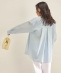 〈手洗い可能〉MANTECO カラー ストライプ オーバー シャツ