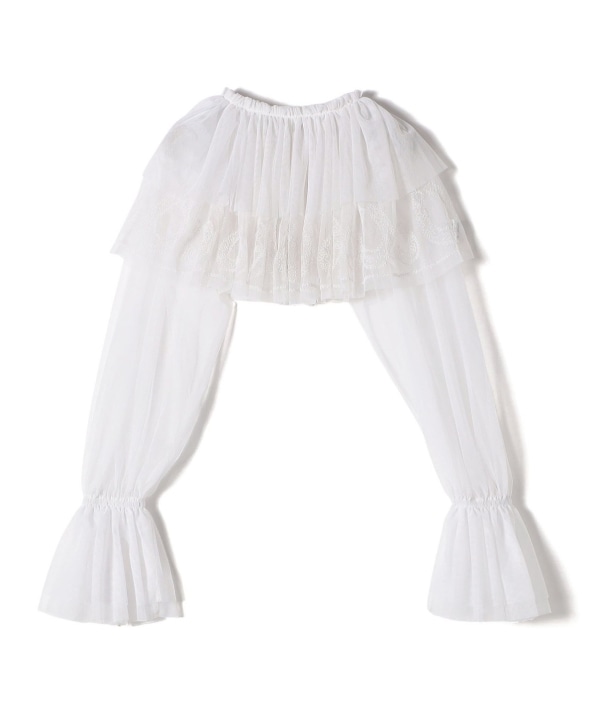 crinkle crinkle crinkle:〈手洗い可能〉チュール エンブロイダリー