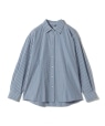 NOTHING WRITTEN: METIS COTTON SHIRT ���C�g�u���[