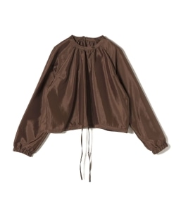 UNDER STANDING:shirring stopper blouse