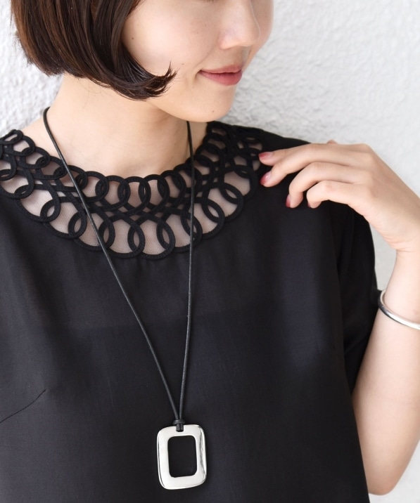 Y's bis LIMI 刺繍風プリント ノースリーブ ブラウス ヴィンテージ LISAジオメトリックプリントノースリブラウス|allureville OFFICIAL