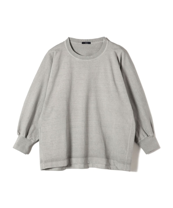 YLEVE:〈手洗い可能〉ピグメント ダイ プルオーバー: Tシャツ 