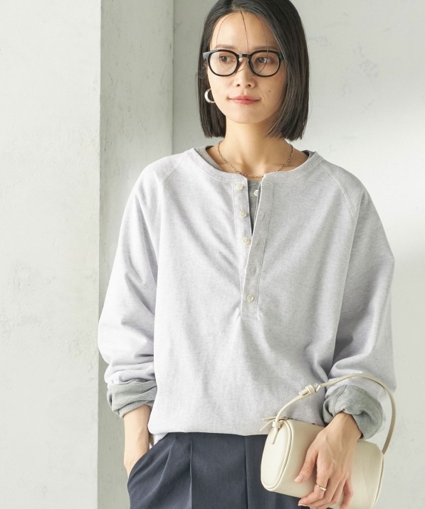 予約》【SHIPS別注】onit: ヘンリー ネック プルオーバー｜ SHIPS 公式