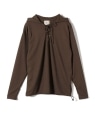 Loro:�q��􂢉\�rLace up Hoodie �u���E��