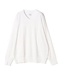 onit Vネック長袖Tシャツ ホワイト onit:ディープ Vネック ロングスリーブ TEE｜ SHIPS 公式サイト