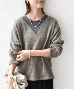 amomento^_^ニット AMOMENTO:モヘヤ カラー ニット｜ SHIPS 公式サイト