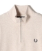 FRED PERRY: M3574 HALF ZIP SHIRT�i�x�[�W��/���C���j