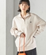FRED PERRY: M3574 HALF ZIP SHIRT�i�x�[�W��/���C���j �x�[�W��