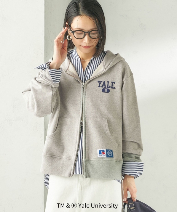 RUSSELL ATHLETIC:�q����@�\�rYALE HOODIE