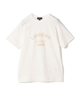SHIPS Primary Navy Label:LUMIERE �t���b�L�[ �v�����g TEE