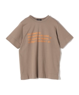 SHIPS Primary Navy Label:PALM TREE ���o�[ �v�����g TEE