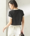 FRED PERRY:G9163 CROPPED RINGER TEE