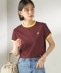�s�ꕔ�ǉ��\��tFRED PERRY:G9163 CROPPED RINGER TEE