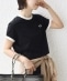 FRED PERRY:G9163 CROPPED RINGER TEE