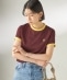 FRED PERRY:G9163 CROPPED RINGER TEE