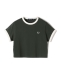 �s�ꕔ�ǉ��\��tFRED PERRY:G9163 CROPPED RINGER TEE
